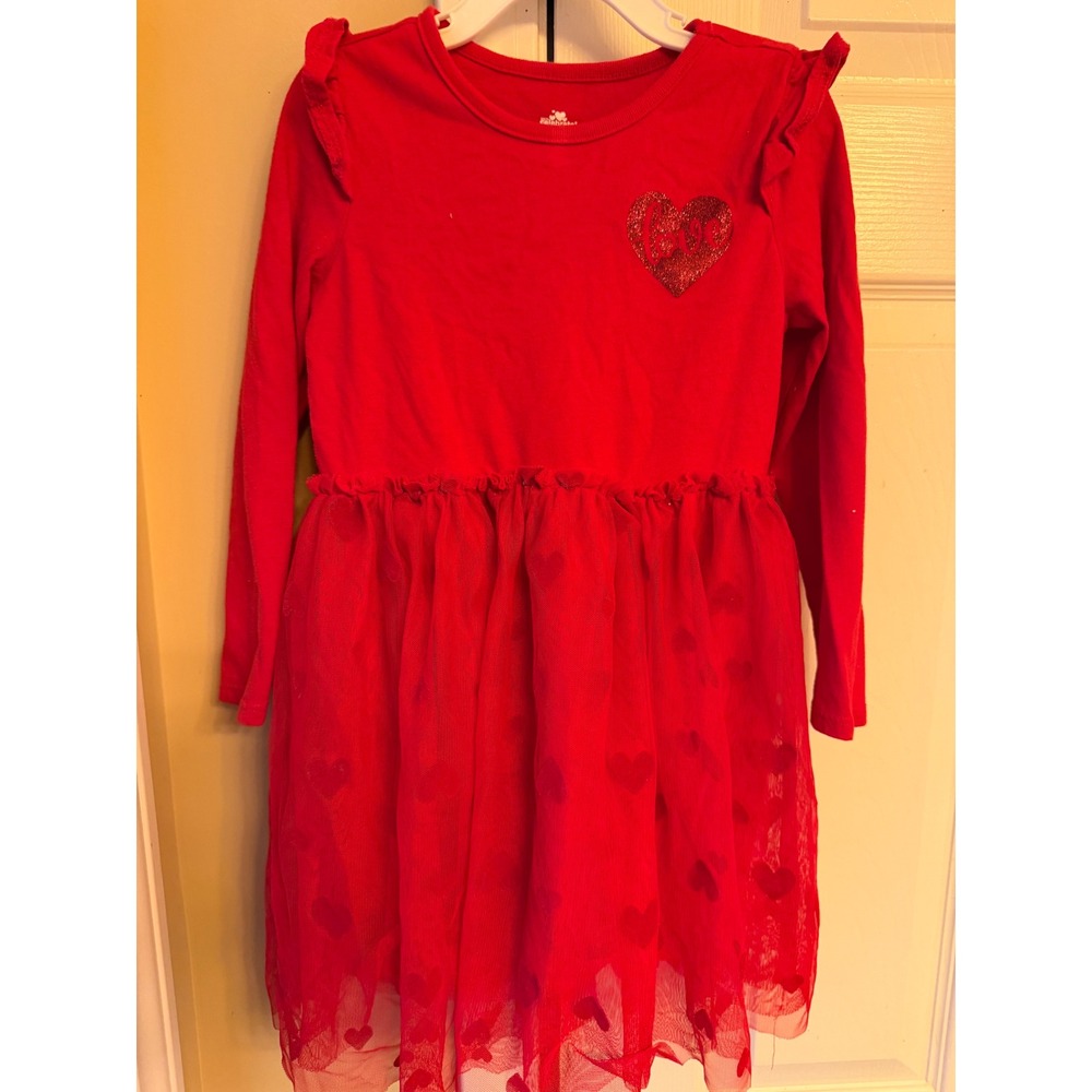 Girls 5T red dress